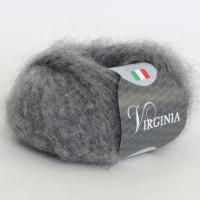 Пряжа SEAM VIRGINIA ( 05  темно-серый) Состав: 30% мохер 40% акрил 30% нейлон; 25г/225м