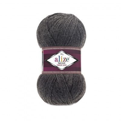ALIZE SUPERWASH COMFORT SOCKS ( 182 ) 75% SW Шерсть 25% Полиамид 100 г/420 м